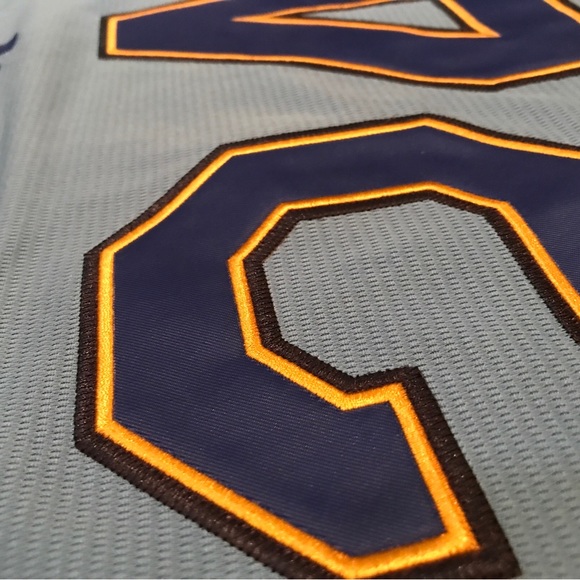 Ken Griffey Jr Seattle Mariners Jersey Mens XL NWT 1980’s baby blue ! - Picture 9 of 12